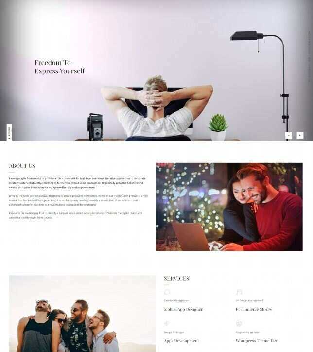 中小型互联网开发公司网站html模板-星网科技 Grdy.cn