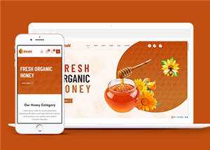 农家蜂蜜网上销售HTML5模板下载-星网科技 Grdy.cn