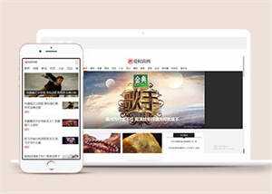 新闻资讯时尚杂志类网站模板源码-星网科技 Grdy.cn