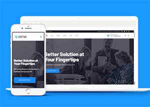 智能科技IT软件公司HTML5模板-星网科技 Grdy.cn