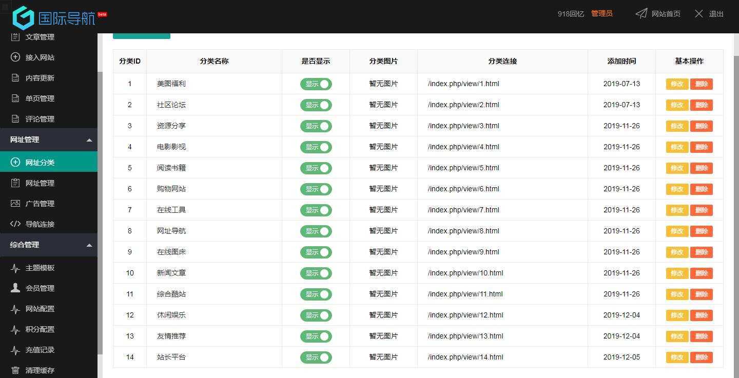 图片[2]-918国际导航免费分享一款简洁模板+整站程序+数据打包-星网科技 Grdy.cn