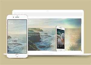 图片视差APP应用网站模板下载-星网科技 Grdy.cn