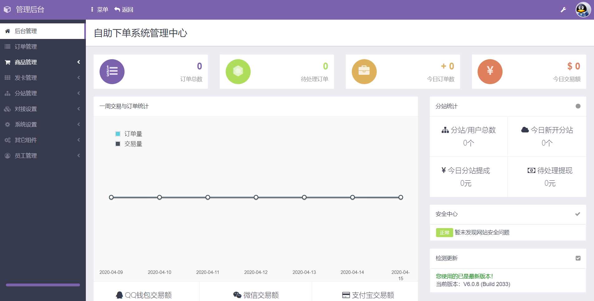彩虹代刷网源码V6.0.8完美运营防黑版-星网科技 Grdy.cn