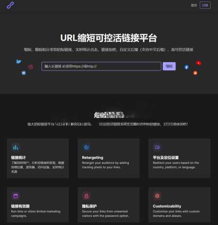 PHPShort轻量级网址缩短程序源码开心版 内含汉化包-星网科技 Grdy.cn