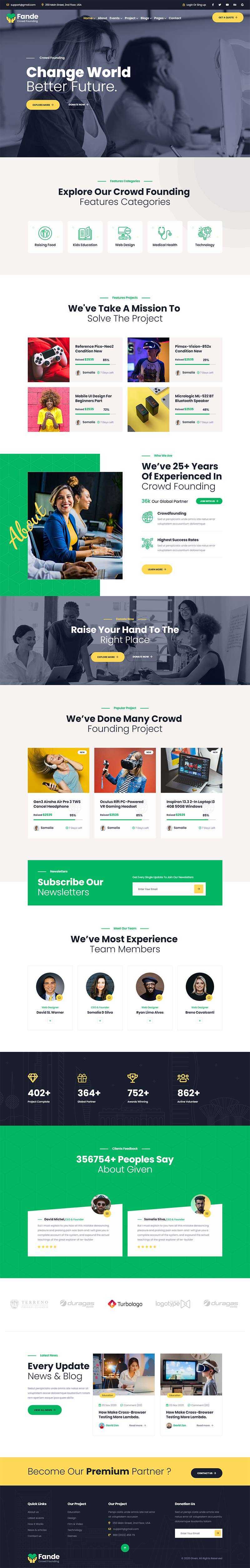 创业投资众筹平台HTML5模板-星网科技 Grdy.cn