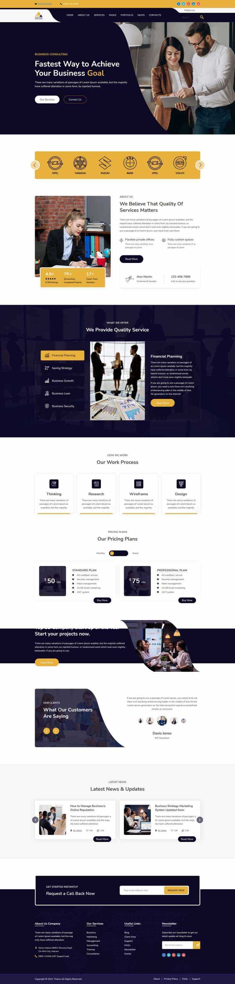 商业方案解决公司网站HTML模板-星网科技 Grdy.cn