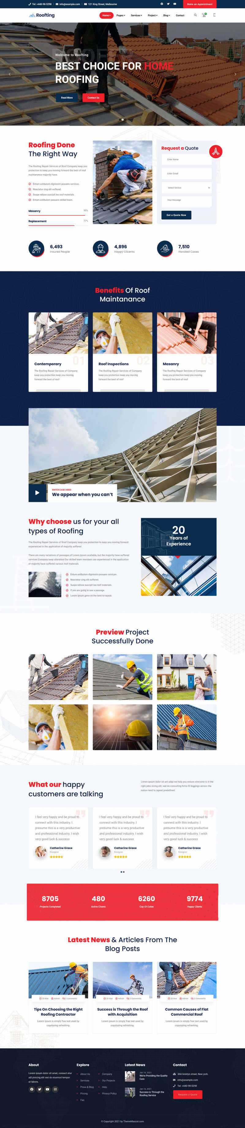 Bootstrap响应式的房屋建筑工程企业html模板-星网科技 Grdy.cn