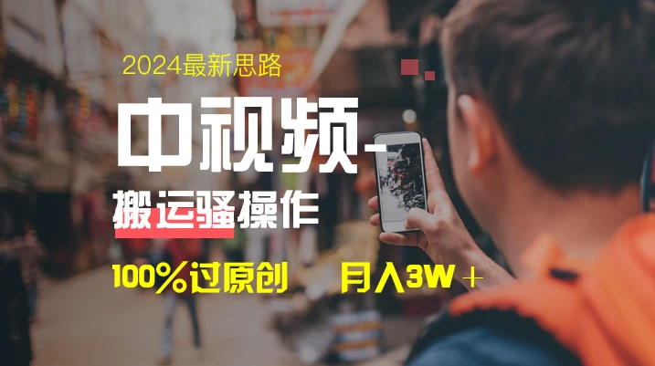 中视频新思路，双重去重100%过原创，一键分发多平台变现，简单无脑，日入1000+-星网科技 Grdy.cn