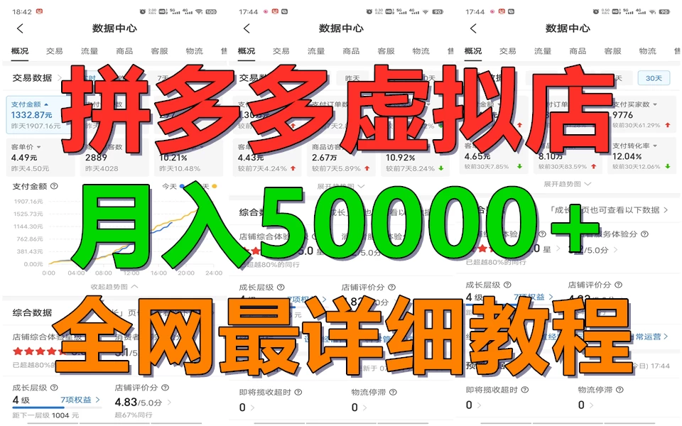 拼多多虚拟电商月入50000+你干你也行，暴利稳定长久，副业首选-星网科技 Grdy.cn