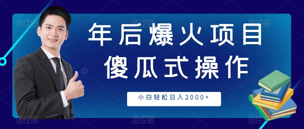 年后爆火项目，傻瓜式操作，收益稳定，小白轻松日入2000+-星网科技 Grdy.cn