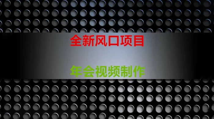 年会视频制作项目，全新风口-星网科技 Grdy.cn