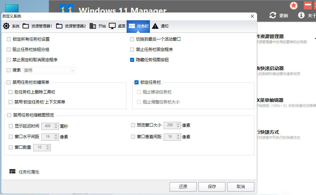 图片[2]-Windows 11 Manager v1.0.6 免激活便携版-星网科技 Grdy.cn