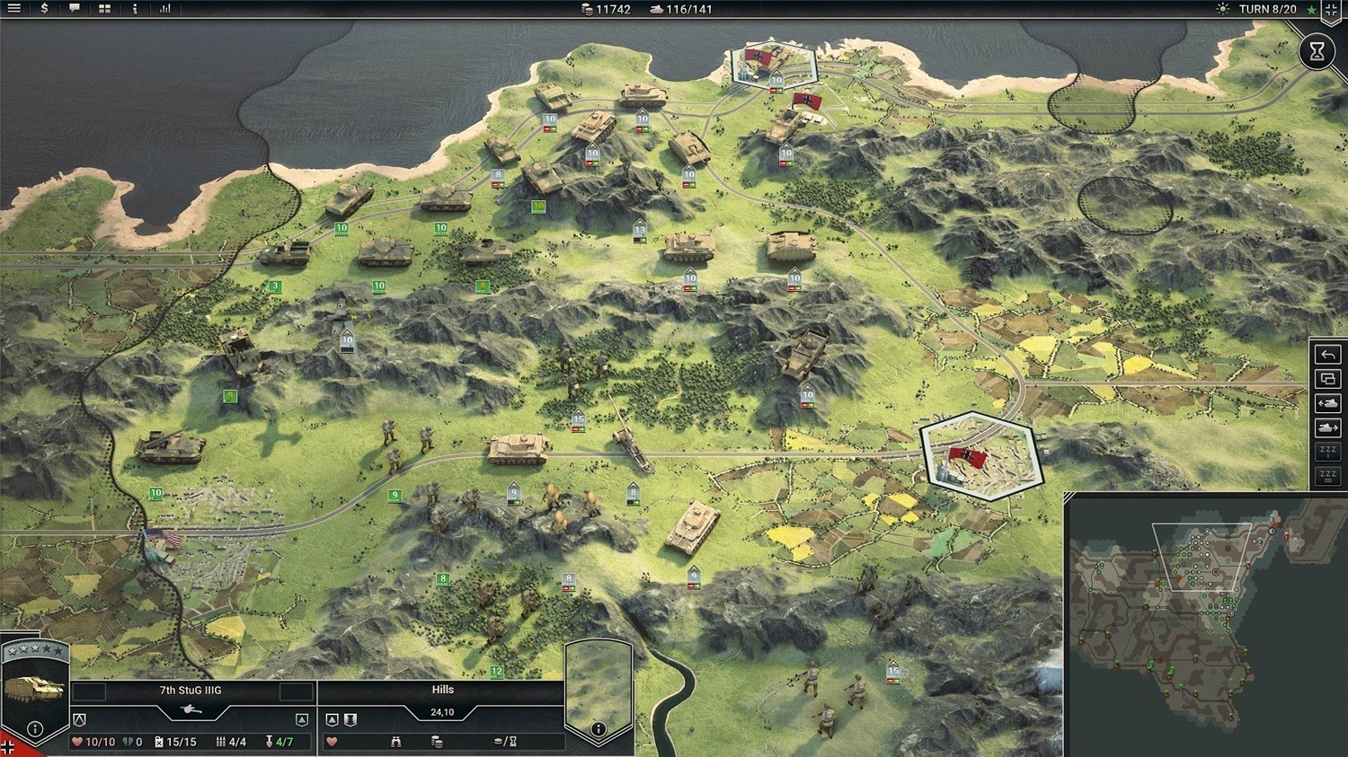 二战回合制策略游戏「装甲军团2」v1.2.4中文版-星网科技 Grdy.cn