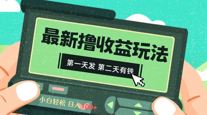 2024 最新撸视频收益玩法，第一天发，第二天就有钱-星网科技 Grdy.cn