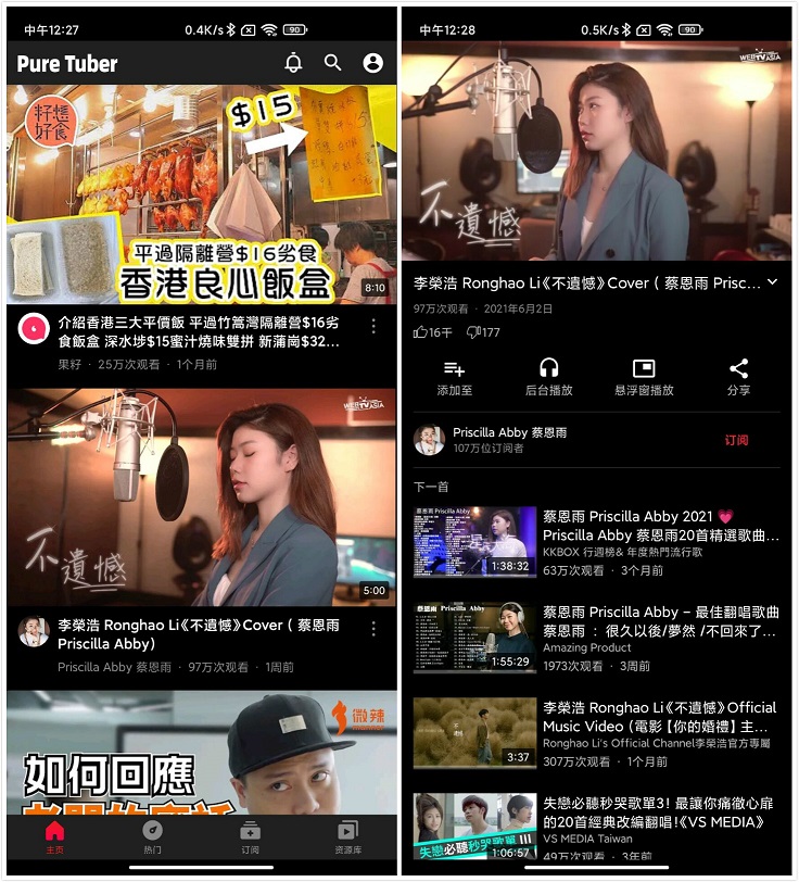 油管纯净版 Pure Tuber v2.15.20.103 解锁VIP-星网科技 Grdy.cn