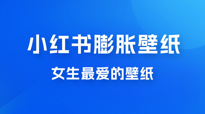 小红书膨胀壁纸项目玩法，女生最爱的壁纸，0 门槛新手也可操作日入 300+-星网科技 Grdy.cn