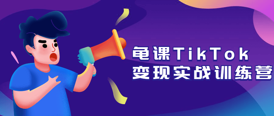 龟课TikTok变现实战训练营-星网科技 Grdy.cn