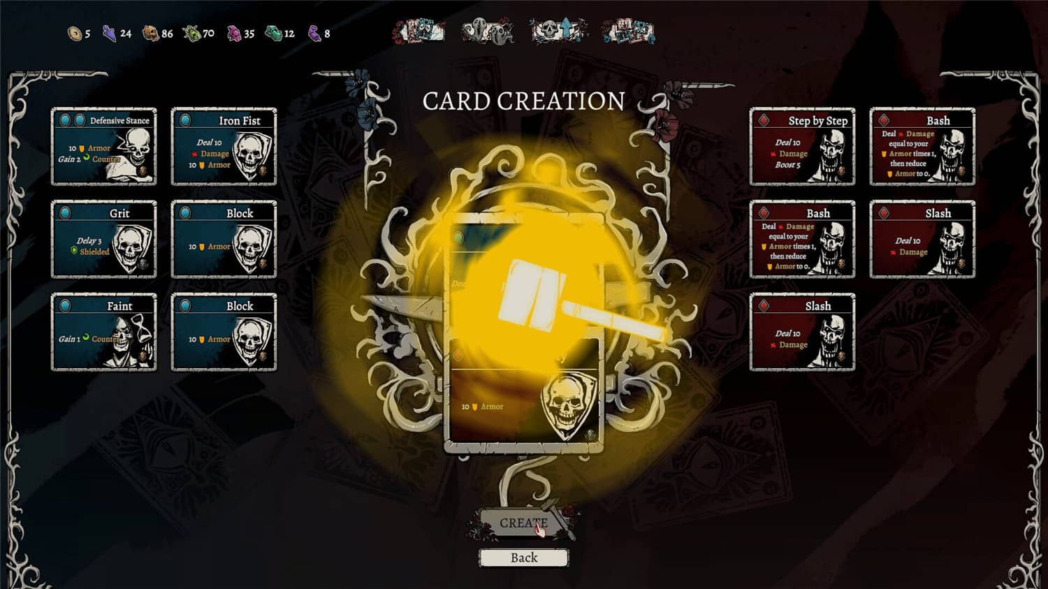 卡牌构筑游戏「天底」v0.1 中文版 卡牌构筑游戏「天底」v0.1 中文版