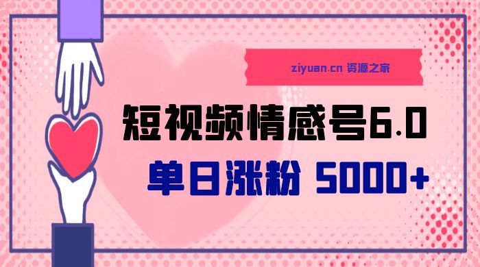 短视频情感号 6.0：单日涨粉 5000+，单条作品变现 300+-星网科技 Grdy.cn